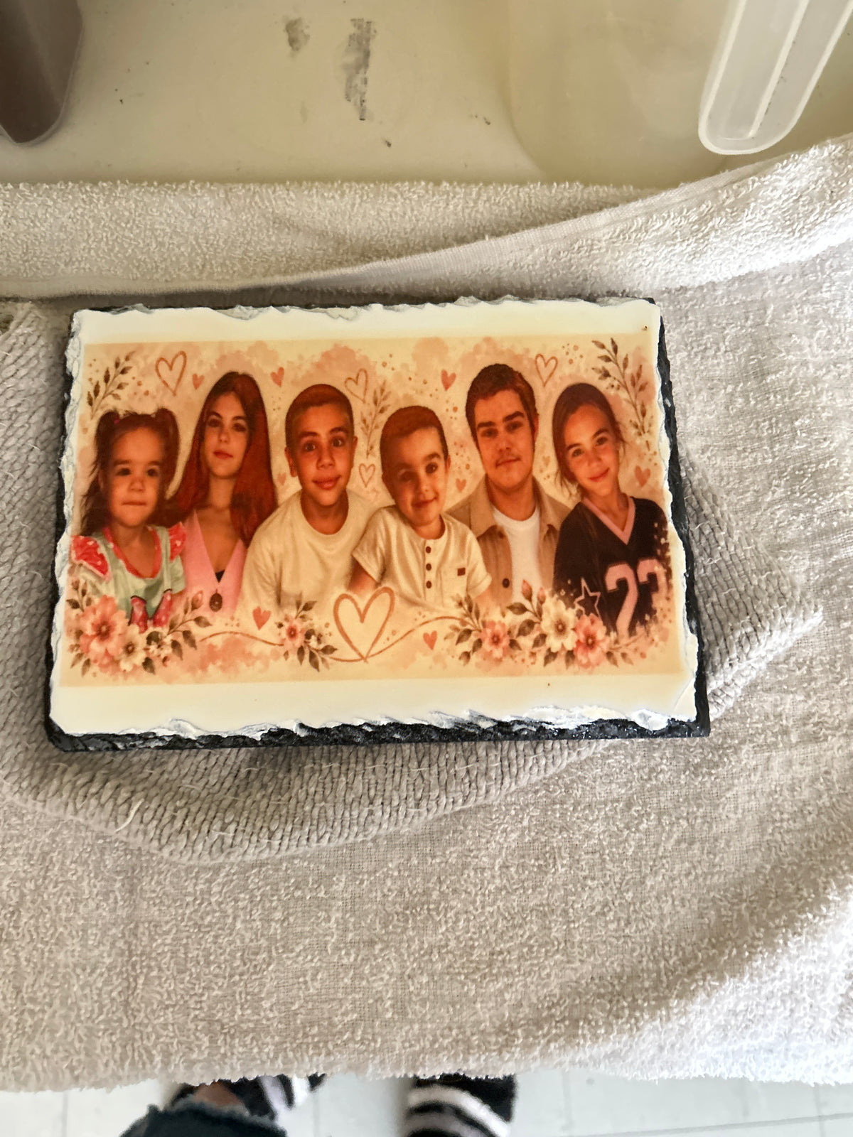 Ardoise photo personnalisée – Votre photo au choix ❤️